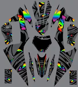 Graphic Kit for 2019-2022 KTM SX SXF 125-450 Decals Rainbow - Foto 1 di 1
