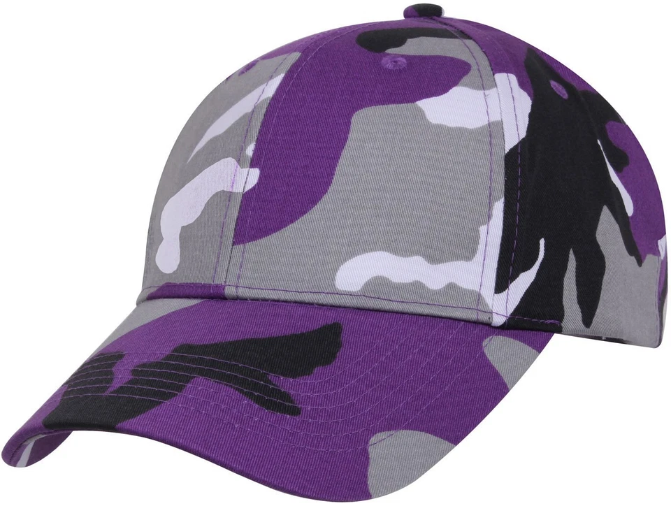Low Profile Camo Cap Ultra Violet Camouflage Baseball Hat Rothco 7958