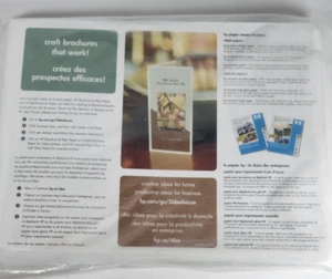 HP Inkjet Brochure/Flyer Paper, Glossy ~130 Sheets 8.5" x 11" - Photo 1/6