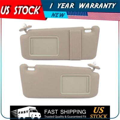 Parasol izquierdo y derecho beige tostado marfil para Toyota Venza 2009-2012 con techo corredizo Foto 1 de 4