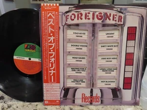 FOREIGNER / RECORDS JAPAN IMPORT W/OBI INSERT NM- VINYL LP LOWEST $$ NICE!! - Picture 1 of 4