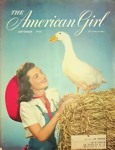 1946 The American Girl Magazine September Girl Scouts - E6L - Picture 1 of 6