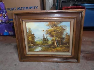 Original Vintage Oil Painting - Framed - Signed by the artist - Picture 1 of 6