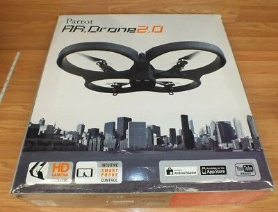 AR Drone 2.0 Parrot Academy - Remote Controlled Flying Toy in Box **READ**  - Image 1 of 4