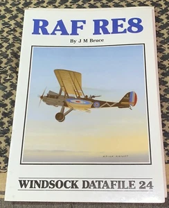 RAF RE8 WINDSOCK DATAFILE #024 WW1  WWI J. M. Bruce - Imagen 1 de 4