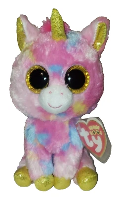 Ty Beanie Boos - FANTASIA the Unicorn 6" NEW MWMTs Plush Stuffed Animal Toy - Image 1 of 4