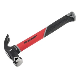 Sealey Claw Hammer 16oz Graphite Core Premier Carbon Steel Head Rubber Grip - Picture 1 of 6