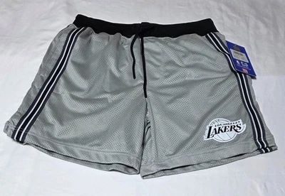 Pantalones Cortos de Baloncesto NBA LA Lakers Ultra Game Heritage Fit Gris Talla: S- Nuevos con Etiquetas Foto 1 de 4