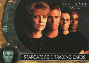 Stargate SG-1 Season 6 2004 Promo Card GG2004 Cast Gum Guide - Picture 1 of 2