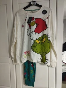 New George The Grinch Family Matching Christmas Pyjamas Dr. Seuss 12-14 Womens - Picture 1 of 4