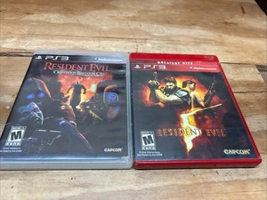 Resident Evil: 5 & Operation Raccoon City probado envío rápido DISCOS LIMPIOS - Imagen 1 de 9