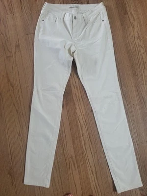 Old navy womens Rockstar corduroy pants 8 Tall Off White Marshmallow - Image 1 of 4