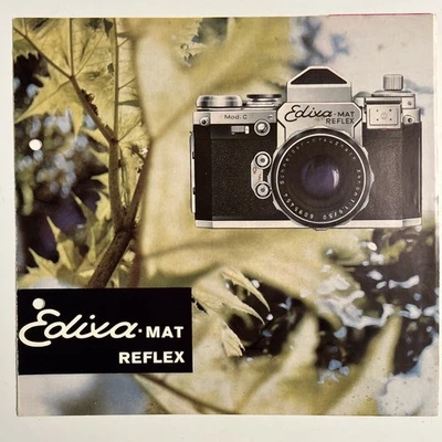 Wirgin Edixa-mat Reflex  - Faltprospekt 6 Seiten von 7/61 - Bild 1 von 2