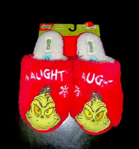 Neu! Damen-SLIPPER "The Grinch" "Faughty" Größe Medium 7/8 neu mit Etikett - Bild 1 von 2