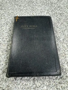 Vintage Holy Bible King James 1959 World Publishing Concordance Zipper Case Cros - Picture 1 of 11