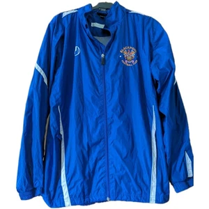 Blackpool Football Tracksuit Top Jacket with Hood Blue uhlsport Training - Picture 1 of 11