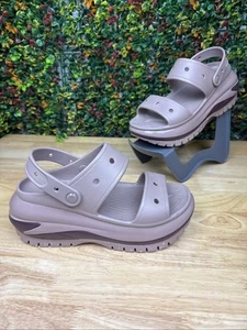 Crocs Classic Mega Crush Clog Platform Latte Size Women’s 10 Men’s 8 Brown Tan - Bild 1 von 9