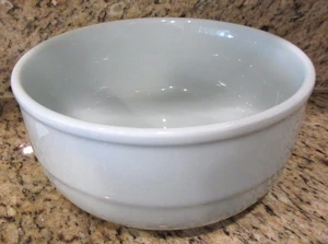 Vintage japanische Kutani Porzellan Schüssel blaue Glasur 7,25" gestempelt rotes Siegel EUC - Bild 1 von 5