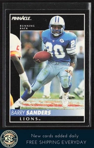 Barry Sanders 1992 Pinnacle #15 Detroit Lions - Imagen 1 de 2