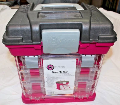 Creative Options 1363-85 Grab N’ Go Pro-Latch Rack Organizer Magenta Craft Items - Image 1 of 4