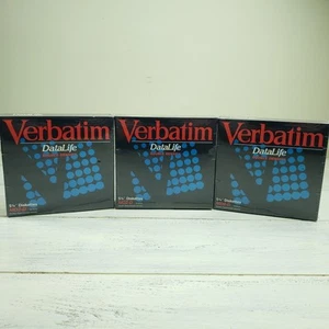 (3) Verbatim DataLife Double Density MD2-D 5,25" je 10 Disketten Neu aus altem Lagerbestand - Bild 1 von 4