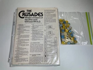 SPI The Crusaders Western Invasions of the Holy Land Strategy & Tactics Game - Foto 1 di 4