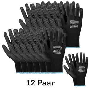 12 Paar Arbeitshandschuhe Beschichtung für optimale Griffigkeit Gr. 9 - XL - Bild 1 von 11