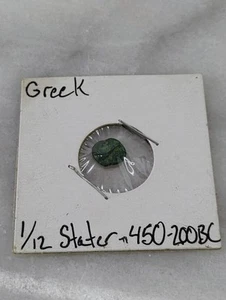 Ancient Greek, Ionia Miletus 1/12 Stater (Obol) 450/200 BC Coin - Picture 1 of 6