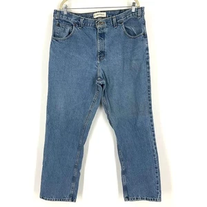 Pantalones de mezclilla azules de pierna recta Faded Glory originales para hombre 40x32 - Imagen 1 de 6