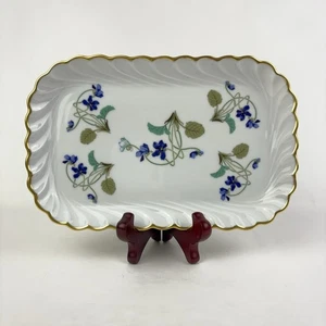 Haviland Limoges Imperatrice Eugenie Torse Shaped Scalloped Tray - Picture 1 of 8