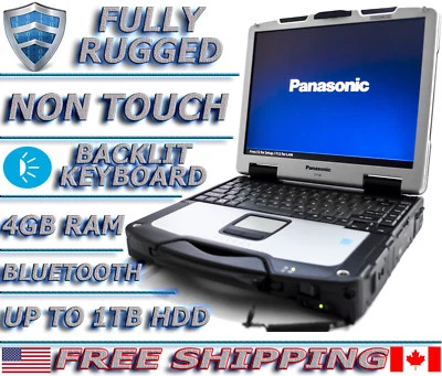 Panasonic Toughbook CF-30 1.6GHz 4GB upto 1TB HDD Military Rugged Laptop  - Image 1 of 4