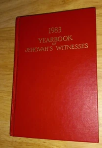 1983 Yearbook of Jehovah's Witnesses Hardcover Book Great Condition - Imagen 1 de 3