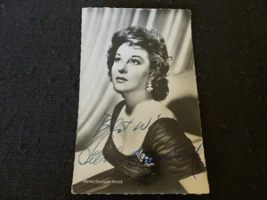 SUZAN HAYWARD firmado autógrafo firmado en tarjeta de autógrafo de 9x14 cm LOOK - Imagen 1 de 1