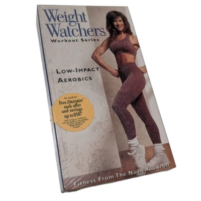 Weight Watchers: Low Impact Aerobics VHS New Sealed Workout Aileen Sheron Foto 1 de 4