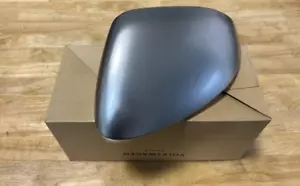 Genuine Volkswagen Left Mirror Cover 5H0-857-537-D-69D Satin Silver Mirror Cap - Foto 1 di 4