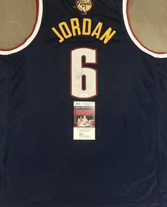 DeAndre Jordan Signed Autographed Denver Nuggets Finals Jersey JSA COA Certified - Picture 1 of 3