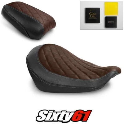 Triumph Thunderbird Storm Seat Covers and Gel 2010-2017 Vintage Brown Luimoto - Imagem 1 de 4