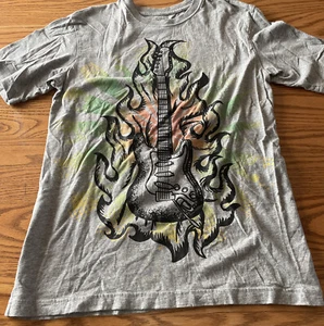 The Childrens Place Boys Basic T-Shirt Gray Heathered Crew Neck Casual XL 14 - Picture 1 of 8