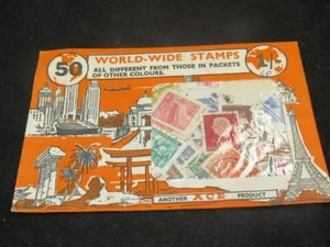 DE COLECCIÓN ACE 50 x SELLOS MUNDIALES 1971 SELLADOS (Sobre Naranja) - Imagen 1 de 3
