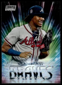 2020 TOPPS STADIUM CLUB CHROME BEAM TEAM RONALD ACUNA JR - R61 - Picture 1 of 2