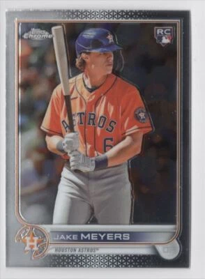 2022 Topps-Chrome ROOKIE Jake Meyers Rookie Houston Astros #114 R112 - Image 1 of 2