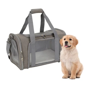 Transportbox Haustier Transporttasche Hunde Katze Tragetasche für Flugzeug Auto - Bild 1 von 24