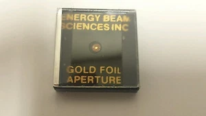 Philips FEI 3mm Removeable 80 Micron Gold Foil Aperture P80 B - Picture 1 of 4