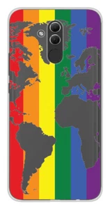 Coque en silicone imprimée compatible Huawei Mate 20 Lite Map LGBT - Picture 1 of 3