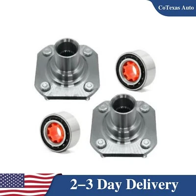 2 Set Front Wheel Hub and Bearing Assembly Fit For 1991-1999 Toyota Tercel Paseo Foto 1 de 3