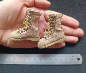 1/6 Soldier Sand Tactical Boots Model for KT-8005 USMC SRT 12" Male Figure Body - Picture 1 of 5