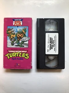 Teenage Mutant Ninja Turtles TMNT April Foolish VHS 1990 BURGER KING KID'S CLUB - Picture 1 of 10