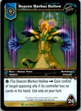 Deacon Markus Hallow 1/246 World Of Warcraft Fires Of Outland Light Play