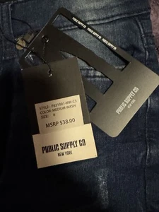 Public Supply Co Sz 8 Skinny Jeans - Picture 1 of 3