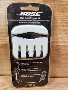 BOSE Quiet Comfort 15 Mobile Communications Kit Black Open Box - Picture 1 of 8